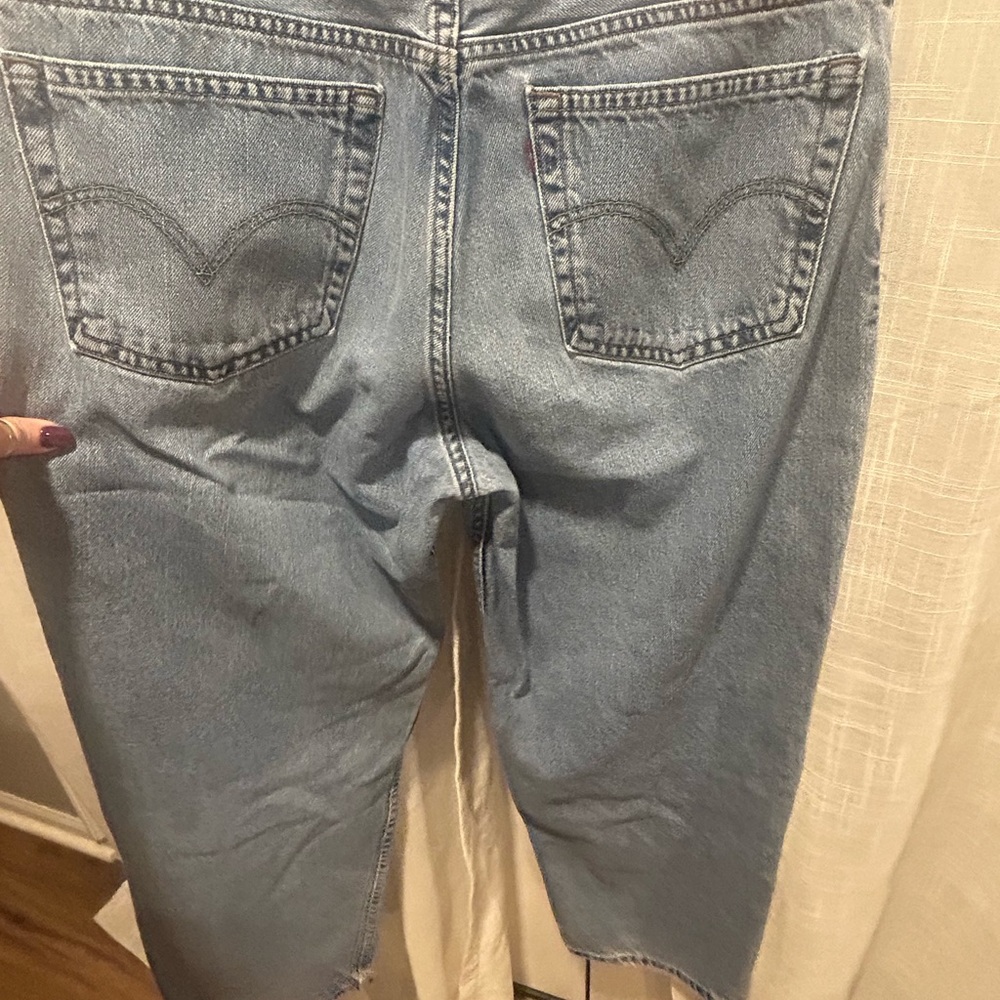 Men’s Levi’s 550 relaxed fit, red tag, medium wash Vintage - Picture 10 of 11